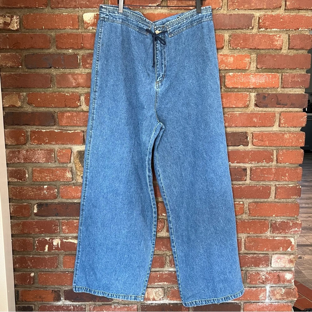 Plugg Jeans women's y2k inspired size 22 high waisted baggy wide leg‎ NWT
